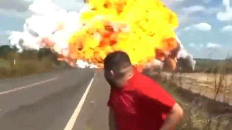 La explosión de un camión de gas deja seis heridos en Brasil (VIDEOS)