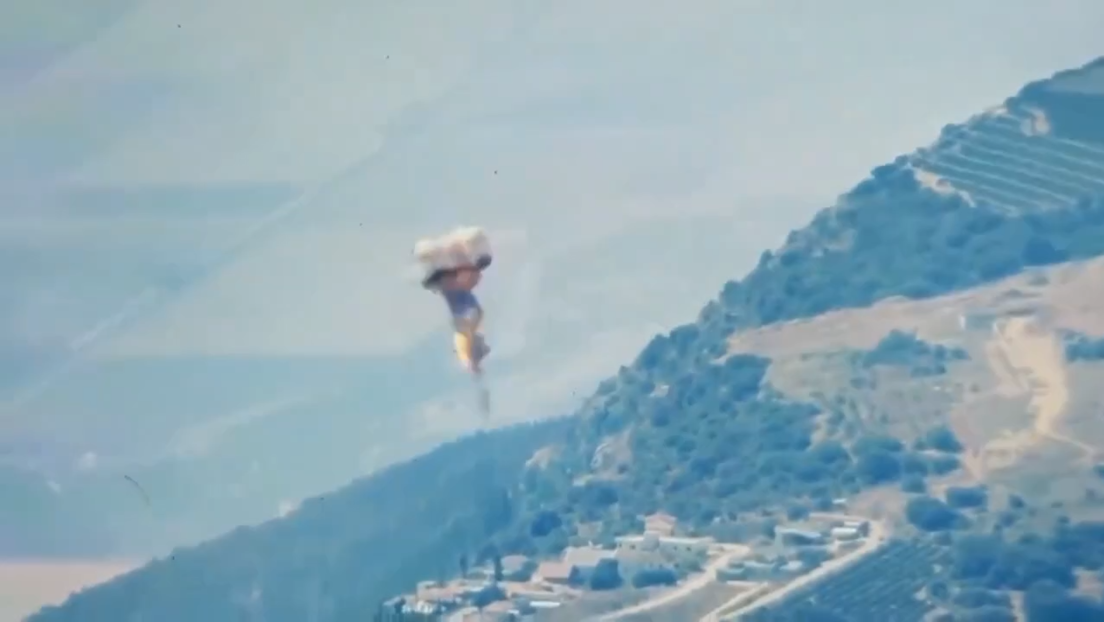 Publican video revelador de la Cúpula de Hierro israelí interceptando un dron de Hezbolá