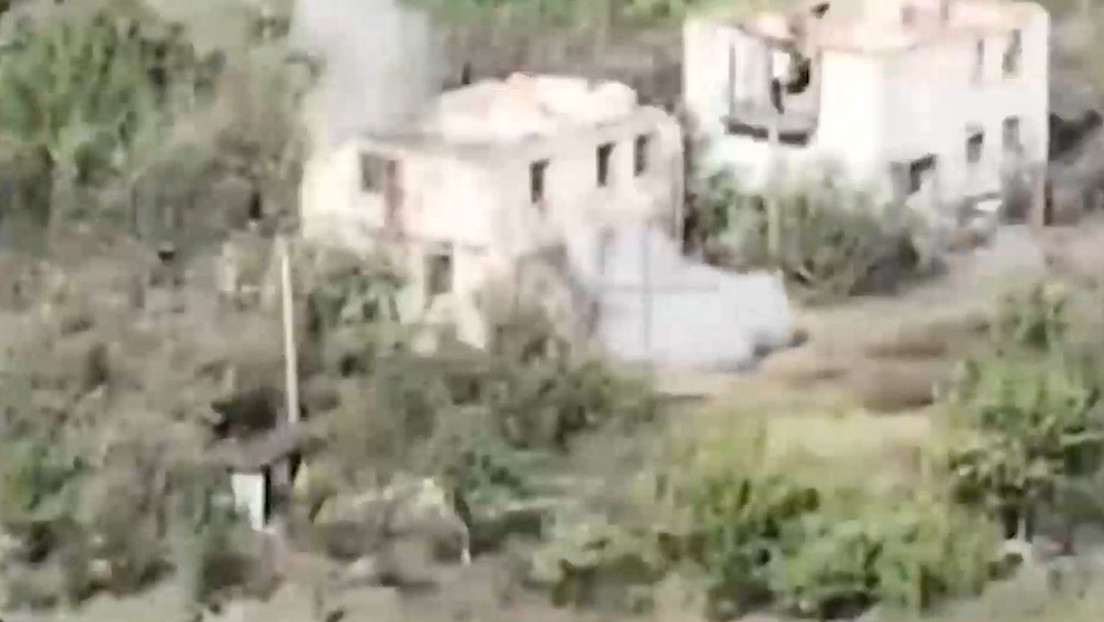 VIDEO: Un dron ruso destruye un centro ucraniano de control de drones