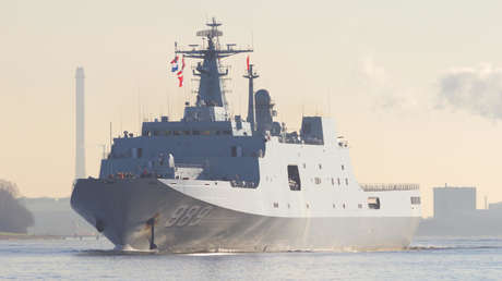 China habría equipado uno de sus buques militares con un arma láser