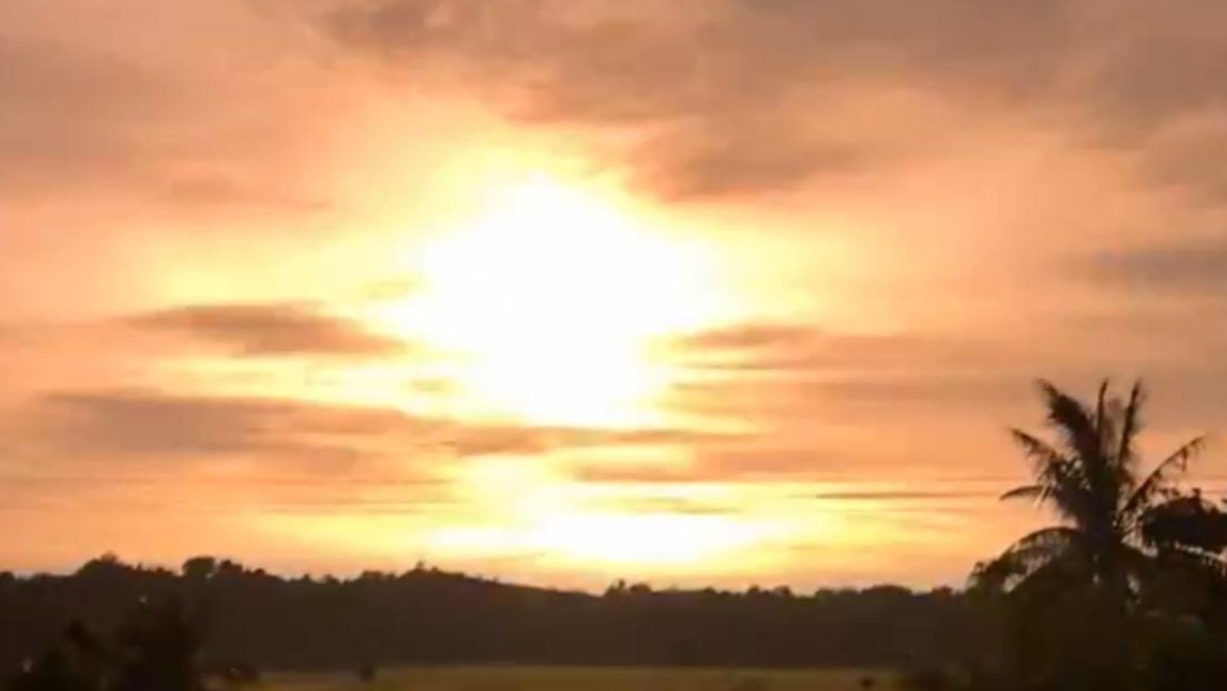 VIDEO: Momento en que un asteroide impacta contra la Tierra
