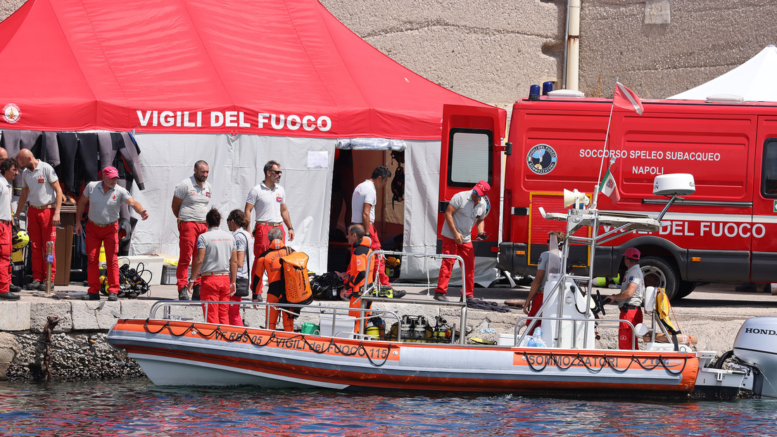 El superyate que se hundió en Sicilia podría albergar datos secretos