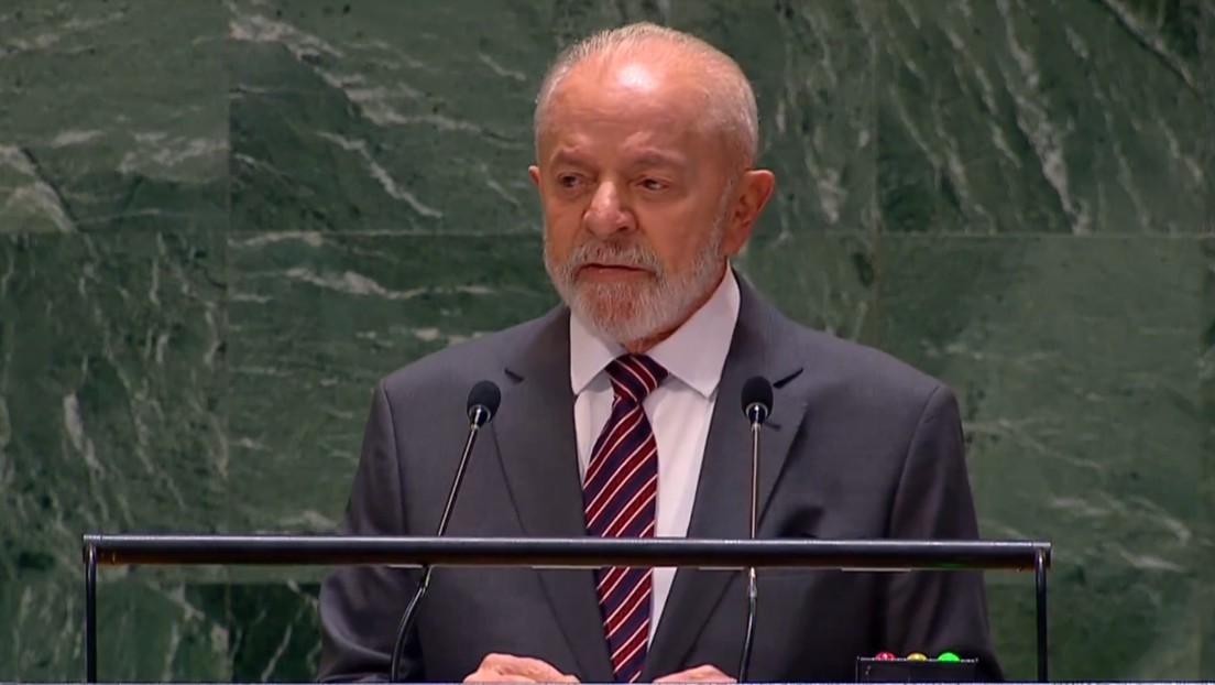 Lula termina su discurso ante la ONU, a pesar de que le cortaron el micrófono