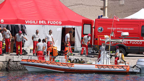 El superyate que se hundió en Sicilia podría albergar datos secretos