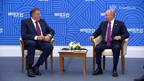 Putin cierra su maratón de reuniones en BRICS con un encuentro con el líder de la República Srpska