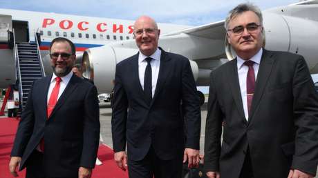 Venezuela recibe al vice primer ministro ruso