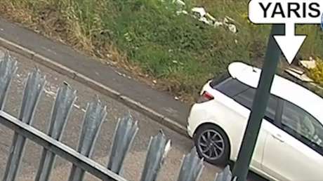 Lleva a su amante embarazada al bosque para matarla y es captado por una cámara