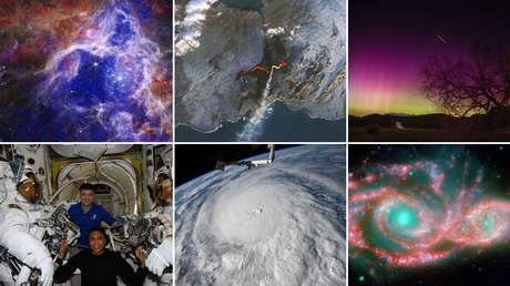 Las imágenes espaciales más sorprendentes del 2024 según la NASA
