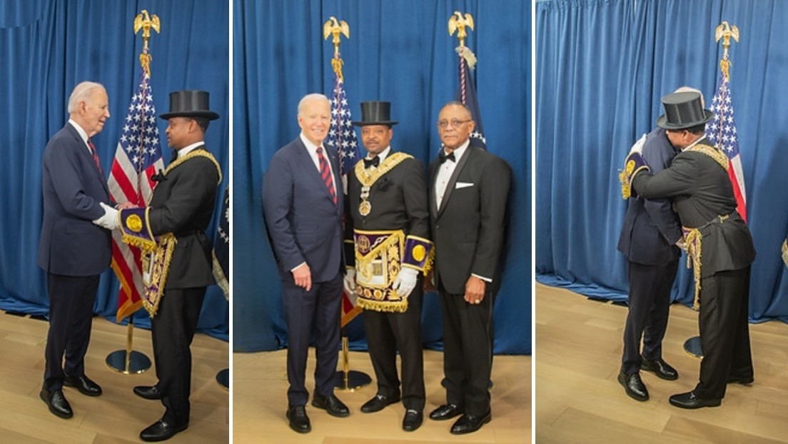 Biden se unió a una logia masónica afroamericana un día antes de dejar el cargo