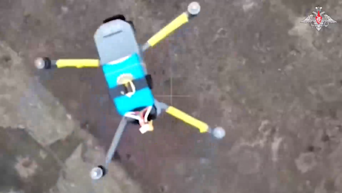 Drones rusos descargan su 'telaraña' contra aeronaves de Kiev (VIDEO)