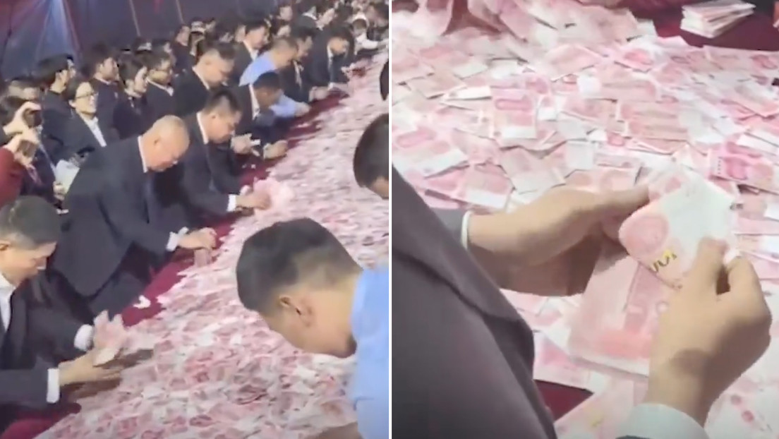 'Juego del calamar' en una empresa china: empleados compiten por dinero en efectivo (VIDEO)