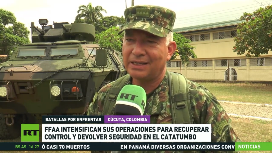 El Ejército de Colombia intensifica sus operaciones para recuperar el control de Catatumbo