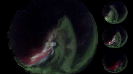 Explican el misterio detrás de las manchas blancas que acompañan a las auroras boreales