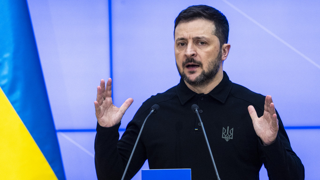 El líder del régimen de Kiev, Vladímir Zelenski