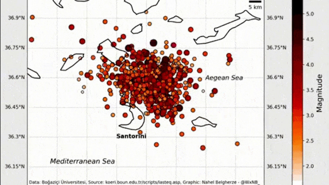 Esta isla paradisíaca sufre una deformación en medio de múltiples sismos