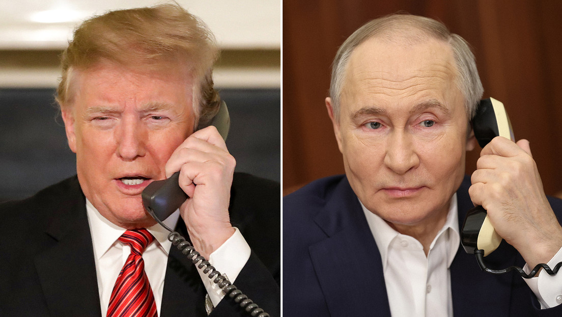 Primera llamada: Putin y Trump inauguran el proceso para resolver conflicto ucraniano