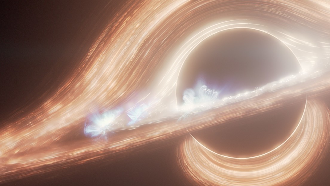 Captan un espectáculo de luces alrededor de un agujero negro de nuestra galaxia