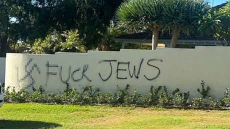 Un grafiti antisemita con esvástica aparece en una ciudad de Australia
