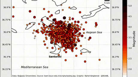 Esta isla paradisíaca sufre una deformación en medio de múltiples sismos