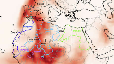 Polvo del Sáhara trae ecos radiactivos de la Guerra Fría a Europa