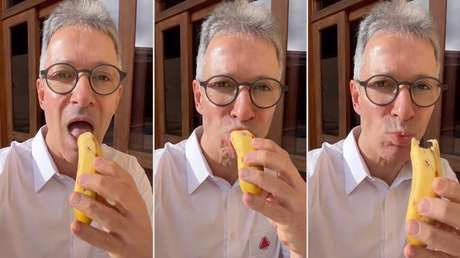 Gobernador brasileño recomienda comer bananas con cáscara por esta razón (VIDEO)