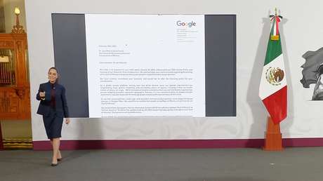 Sheinbaum no descarta llevar a Google al banquillo por renombrar el golfo de México