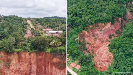 Una ciudad de Brasil en riesgo de ser engullida por la tierra