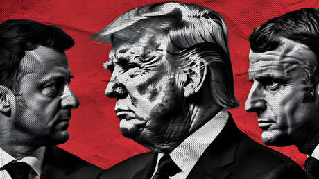 Medios: Trump quería cancelar la visita de Zelenski a Washington, pero Macron lo disuadió