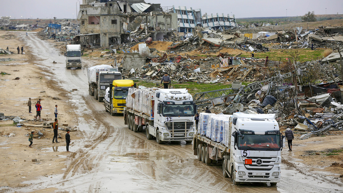 Israel detiene la entrada de ayuda humanitaria a Gaza