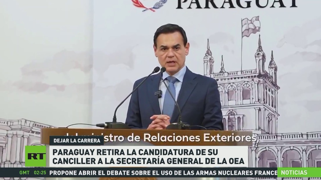 Paraguay retira la candidatura de su canciller a la Secretaría General de la OEA