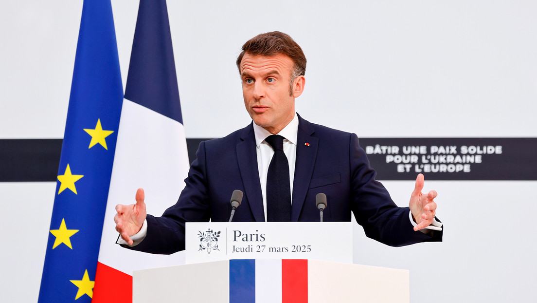 Macron propone enviar "fuerzas de seguridad" a "ciertos lugares estratégicos" de Ucrania