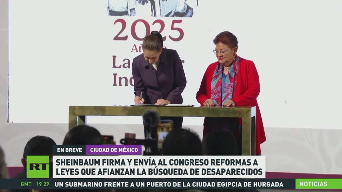 Sheinbaum firma y envía al Congreso reformas de leyes que afianzan la búsqueda de desaparecidos