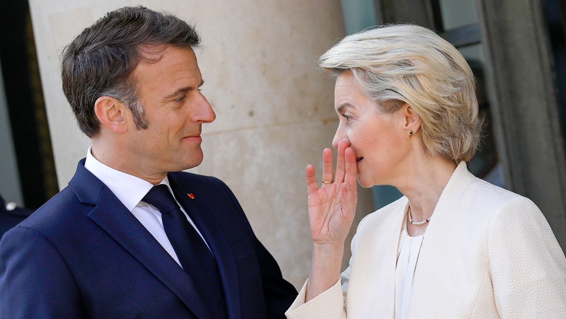 Von der Leyen asegura que Macron "tiene un papel crucial" en la crisis ucraniana