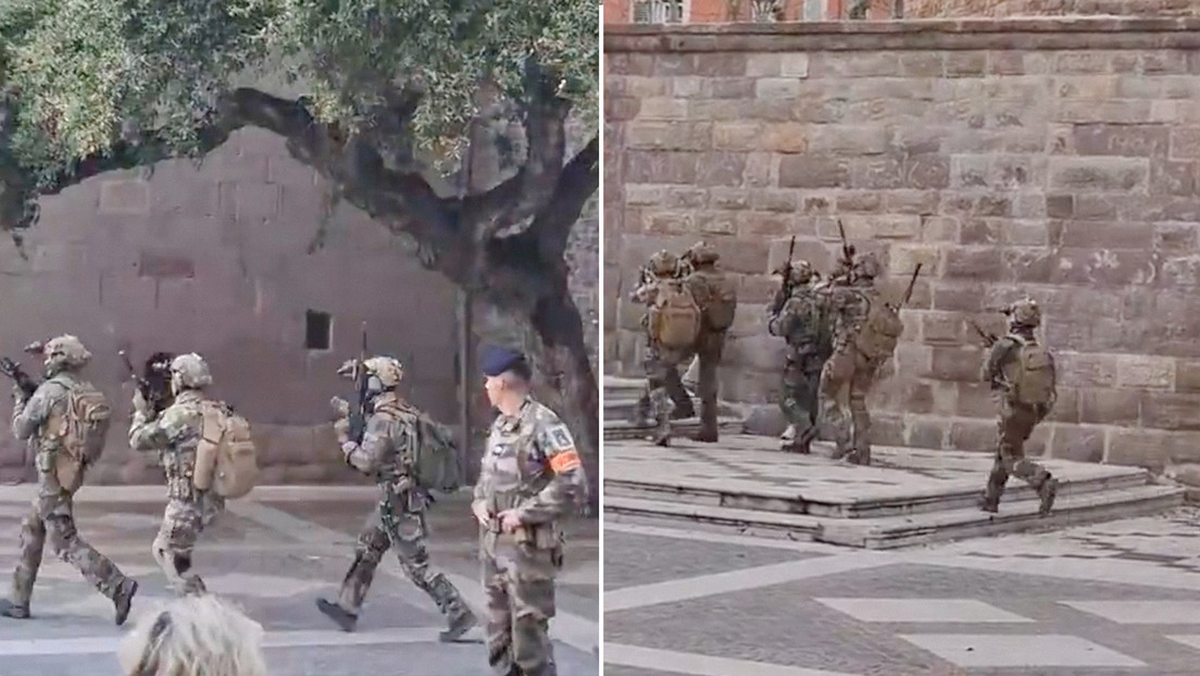 "Manipulación psicológica": Ejército francés realiza maniobras en ciudades del país (VIDEOS)