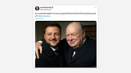 Winston Churchill estaría "horrorizado" por las comparaciones con Zelenski, afirma su pariente