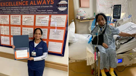 Cara desfigurada e insultos racistas: el brutal ataque de paciente a una enfermera en EE.UU.