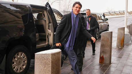 "¡Vete al diablo!": canadienses despiden con insultos a Trudeau en su último día (VIDEO)