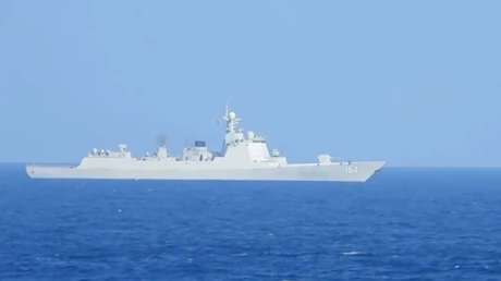 VIDEO: El despliegue de buques y cazas chinos alrededor de Taiwán visto desde la isla