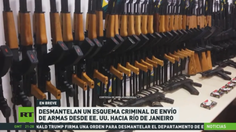 Desmantelan un esquema criminal de tráfico de armas desde EE.UU. hacia Río de Janeiro