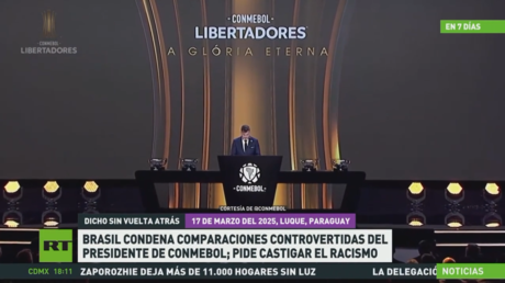 Brasil condena comparaciones controvertidas del presidente de Conmebol y pide castigo al racismo