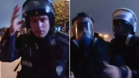 VIDEO: Policía golpea a un reportero de RT durante las protestas en Estambul