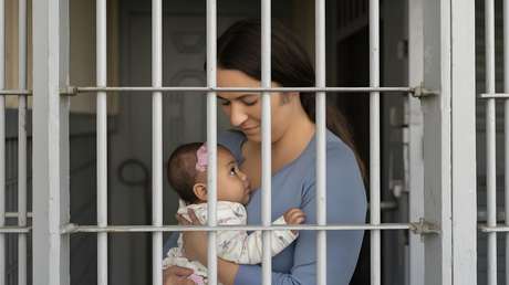 Una presa brasileña reduce su pena por amamantar a su hija