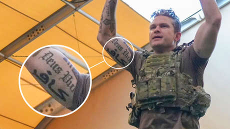 "Claro símbolo de islamofobia": Un tatuaje del jefe del Pentágono desata la polémica