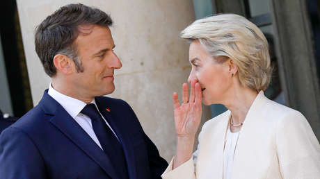 Von der Leyen asegura que Macron "tiene un papel crucial" en la crisis ucraniana