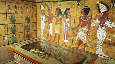 Hallan rastros de un antiguo ritual de resurrección en la tumba de Tutankamón