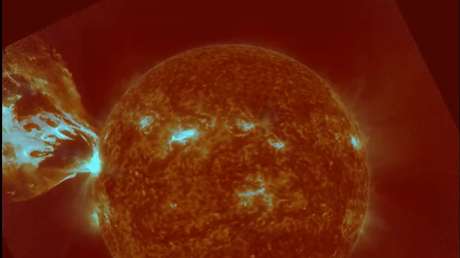 VIDEO: Así fue la potente llamarada solar que afectó el campo magnético de la Tierra