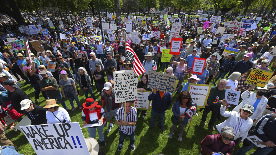 Masivas protestas contra Trump y Musk sacuden EE.UU.