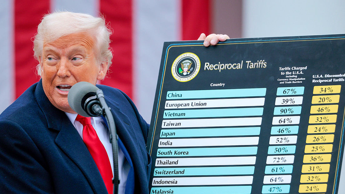 Trump: "China, cuyos mercados se hunden, acaba de subir sus aranceles un 34 %"