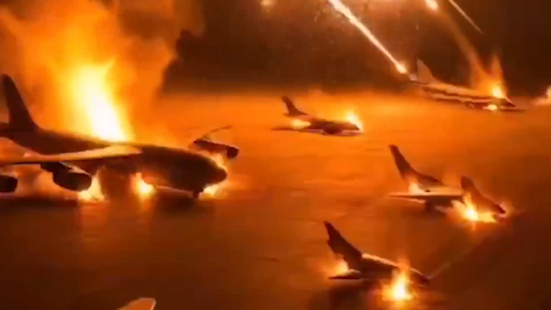 VIDEO: Irán muestra cómo atacaría una base de EE.UU.