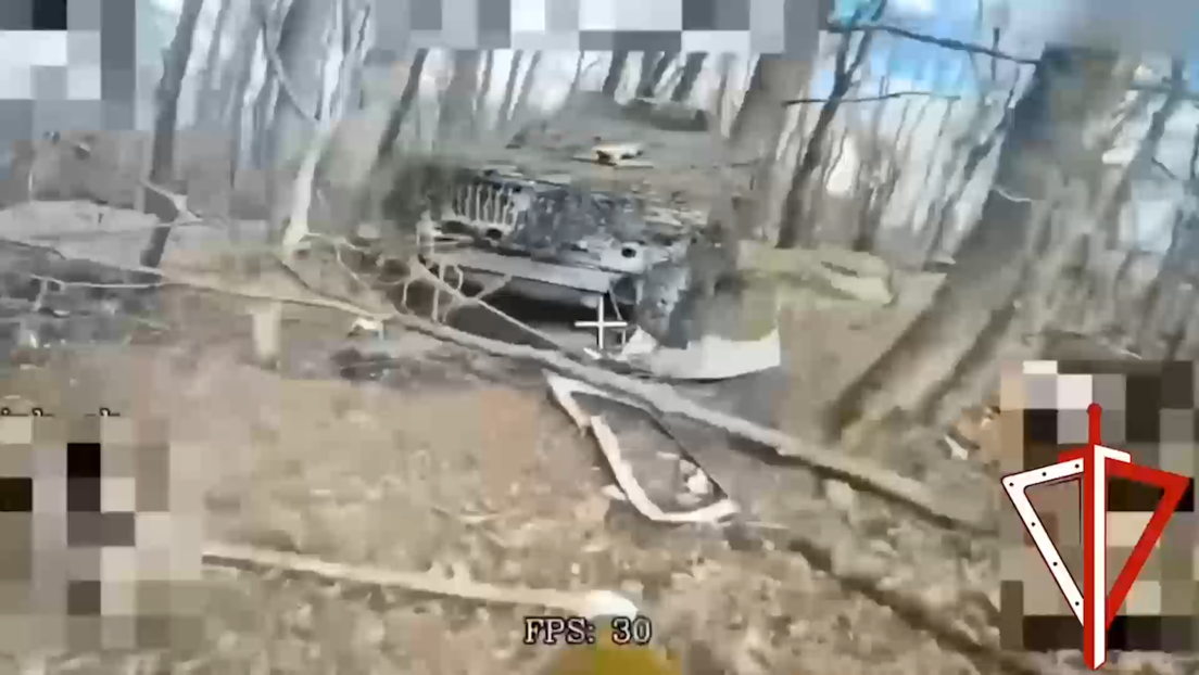 VIDEO: Rusia destruye un blindado estadounidense y una camioneta con operadores de drones